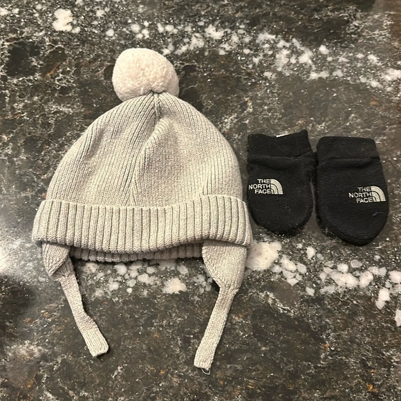 GAP Other - Baby Gap Hat and Northface Mitten bundle